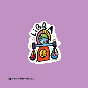 LIBRA PREMIUM STICKER