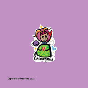 CAPRICORNIO PREMIUM STICKER