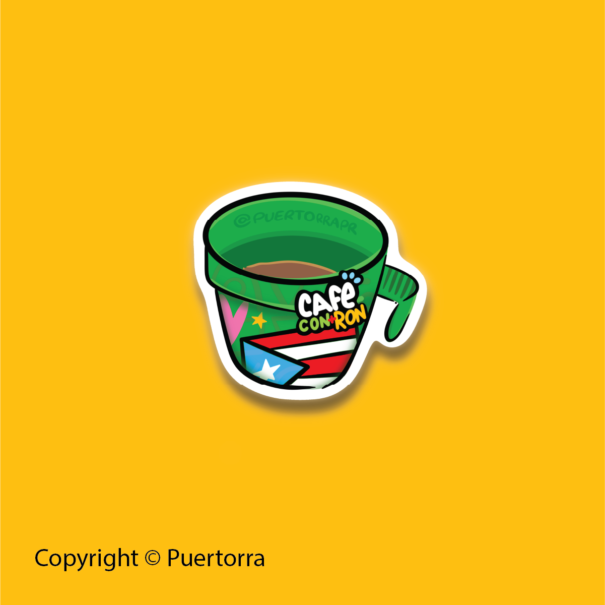 Taza Mantequilla (Premium Sticker)